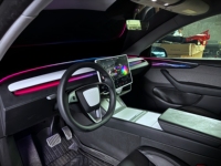 Accessoires d'éclairage d'ambiance intérieur LED Symphony pour Tesla Model Y 2025-2026 – Pièces de décoration et d'habillage automobile pour une ambiance optimale