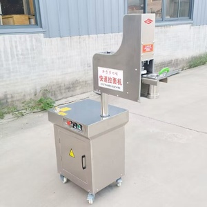 Máquina eléctrica para prensar fideos, rodillo para hacer pasta fresca, fabricante de fideos <span class=keywords><strong>Dandan</strong></span> de acero inoxidable - Product Image 6