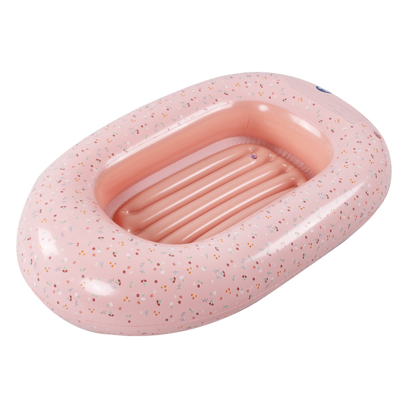 Bateau gonflable pour enfants floral rose