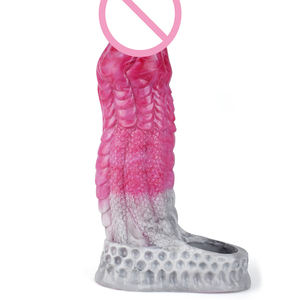 FAAK 17.3cm üst Pick köpek düğüm Penis kol/genişletici silikon yapay Penis büyütme gecikme boşalma için seks oyuncakları damla nakliye - Product Image 1