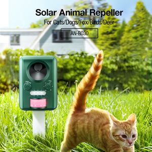<span class=keywords><strong>Meilleur</strong></span> vendeur, support OEM, <span class=keywords><strong>répulsif</strong></span> animal à ultrasons solaire étanche pour l'extérieur, pour chats, oiseaux, avec piles, état solide - Product Image 1