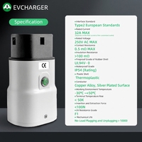 Scaricatore V2L Adattatore EV Tipo 2 Interruttore DIP 6 Livelli per BYD CCS2/GB-T, Compatibile con la maggior parte delle auto e