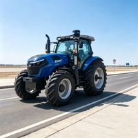 Tracteur agricole diesel 4x4 de 240 CV avec prise de force pour l'agriculture professionnelle