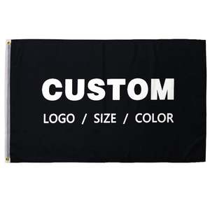 Bandera de Poliéster Tejida Personalizada de 100D, Alta Calidad para Uso en Exteriores, Colores Vibrantes y Duraderos, Resistente a los Elementos - Product Image 1