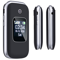 D330 pantalla dual 2G SOS fácil de usar teléfonos plegables portátiles teléfonos móviles para juegos teléfonos móviles con tarjeta SIM dual