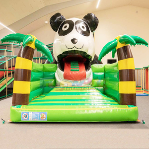 Castello gonfiabile commercial outdoor party jumping bounce <b>house</b> <b>inflatable</b> panda bouncy castle for kids - Product Image 1