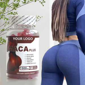OEM Maca Plus Gummies 1500mg Big Booty <span class=keywords><strong>Enhancer</strong></span> mit schwarzer Maca Root Multi vitamin Support BUTTOCKS von ABUNDANCE - Product Image 1