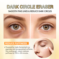 Crème pour les yeux au riz naturel multi-effets, hydratante, éclaircissante pour la peau sous les yeux, raffermissante, atténuant les rides, soulageant les poches, apaisante et douce