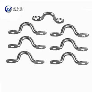 Plaques <span class=keywords><strong>de</strong></span> fixation en acier inoxydable poli miroir pour kayaks, bateaux, canoës et boucles <span class=keywords><strong>de</strong></span> <span class=keywords><strong>pied</strong></span> (Footman Loops) - Product Image 1