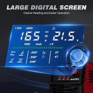 Soldadora ARCCAPTAIN 165A 110V/220V <span class=keywords><strong>MIG</strong></span>/Lift TIG/Stick con Pantalla LED Grande, Opción de Gas/Sin Gas, Inversor IGBT, Modelo Chino 2025 - Product Image 2