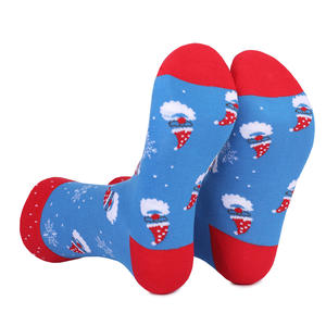 Chaussettes <span class=keywords><strong>de</strong></span> Noël amusantes et universelles, anti-bactériennes et absorbant la transpiration, style européen et américain, pour le Nouvel An - Product Image 5