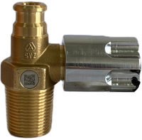 Ventes directes d'usine HPb59-1 vanne de cylindre GPL en laiton avec serrure de remplissage
