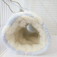 Petit animal domestique Hamster Tunnel cochon d'inde peluche sac de couchage nid Petaurus breviceps lit fournitures pour animaux de compagnie
