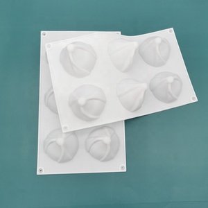 Thiết kế mới 11.61x6.7inch hình chữ nhật Silicone Khuôn không dính nướng bánh 3D trang trí lớp silicon bánh <span class=keywords><strong>fondant</strong></span> khuôn mẫu - Product Image 4