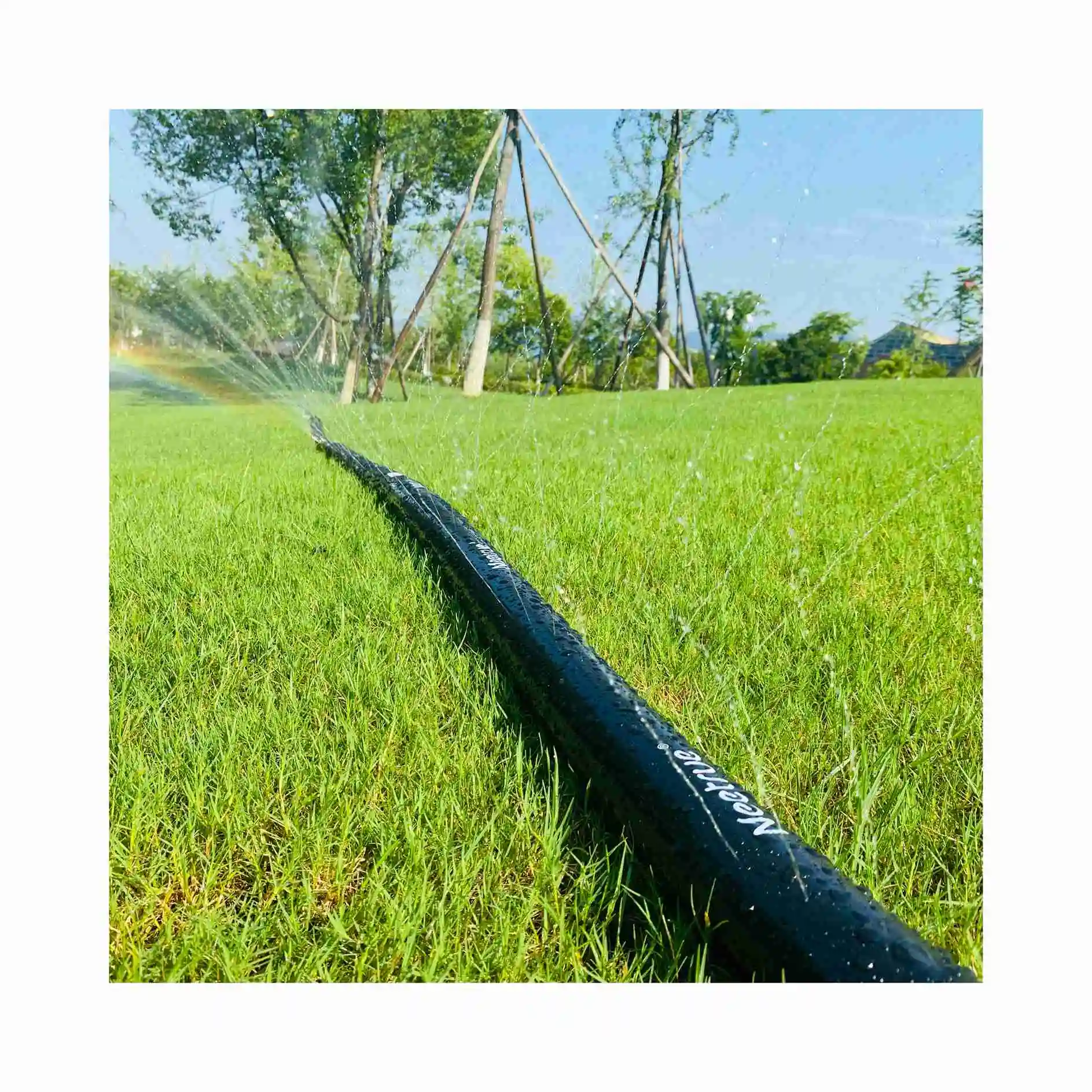 Tuyau d'irrigation agricole, tube plastique, 2 "en PE, double couche, pour l'irrigation