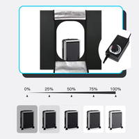 Boîte de studio photo LED professionnelle de 100cm-Tente Softbox de prise de vue pour la photographie mobile et appareil photo