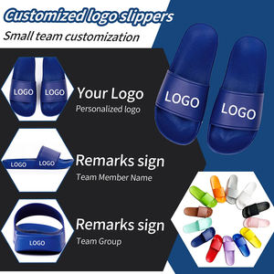 2025 personnalisé haute qualité PVC bout ouvert pantoufles grande taille semelle souple chaussures de plage antidérapant semelle épaisse hommes maison pantoufles personnalisé - Product Image 5