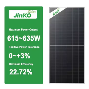 ราคาดีสำหรับแผงโซลาร์เซลล์แบบสองหน้า JKM630N-66HL4M-BDV Ntype ขนาด 620w 630w ของแท้ - Product Image 1