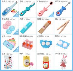 Juegos <span class=keywords><strong>de</strong></span> médico <span class=keywords><strong>de</strong></span> simulación <span class=keywords><strong>de</strong></span> madera para niños en edad preescolar, juegos <span class=keywords><strong>de</strong></span> botiquín médico, juego educativo <span class=keywords><strong>de</strong></span> <span class=keywords><strong>primeros</strong></span> <span class=keywords><strong>auxilios</strong></span>, juguetes para niños y niñas - Product Image 2