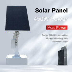 Biglux xách tay Kính thiên văn năng lượng mặt trời Powered tháp giám sát với <span class=keywords><strong>PTZ</strong></span> CCTV <span class=keywords><strong>Camera</strong></span> - Product Image 2