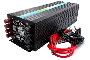 เครื่องแปลงไฟฟ้ากระแสตรง 8KW สำหรับรถยนต์ใหม่ คลื่นไซน์บริสุทธิ์ เฟสเดียว รับไฟ 48VDC จ่ายไฟ 110V 120V 220V 230V กำลังไฟ 16000W สำหรับใช้ในบ้าน - Product Image 3