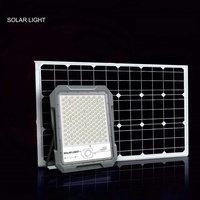 Projecteur LED solaire étanche IP66 en aluminium de haute qualité 60W-1500W avec détecteur de mouvement pour jardin extérieur, ferme, cour, cour