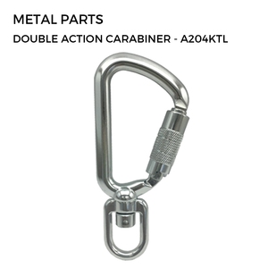 Cordón Retráctil de Aluminio HTE-1H-1 de 100 cm para Herramientas, para Prevenir Caídas de Herramientas - Product Image 2