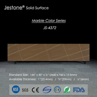 Dalles de surface solide imitation marbre non poreuses - Hygiéniques, écologiques, ignifuges pour cuisines et meubles de salle de bain - Garantie 5 ans