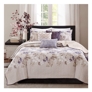 Bộ trải giường microfiber bán chạy 6 món, cỡ King, họa tiết nổi, đóng gói trong túi - Product Image 4