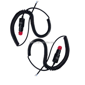 IP65 Waterdichte GX12 2 3 4 5 6-pins Aviation Connector Kabel Opgerolde Kabel Man naar Vrouw Overmolded Verlengkabel - Product Image 5