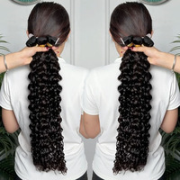Extensiones de Cabello Humano Virgen Vietnamita Rizado Birmano Crudo, Grado 12A, Corte Pixie, Cutícula Alineada, Venta al por Mayor