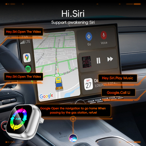 อะแดปเตอร์ Carplay ไร้สายแบบมีโลโก้สั่งทำได้ พอร์ต USB รองรับ Carplay, Android Auto, Mirror Link และ Airplay 4 in 1 สำหรับรถยนต์ - Product Image 4