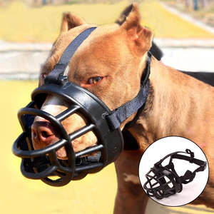 Vente en gros de muselières pour chiens de plusieurs tailles muselières en silicone souple pour animaux de compagnie anti-aboiement de chiens anti-consommation muselières anti-bitines - Product Image 1