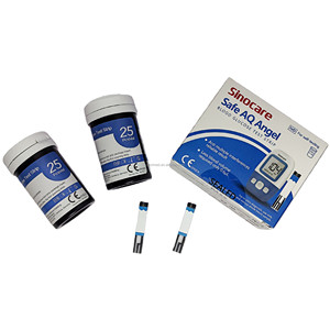 <span class=keywords><strong>Tiras</strong></span> reactivas para la <span class=keywords><strong>diabetes</strong></span> Sinocare Safe AQ Angel - Product Image 1