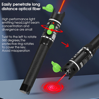 COMPTYCO 1-50mw détecteur de stylo de test de fibre optique Source de lumière rouge détecteur de point d'arrêt stylo Laser VFL 1-50km localisateur visuel de défaut