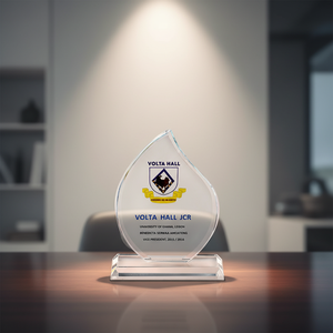 Trofeo de Cristal Transparente al por Mayor, Premio de Cristal Personalizado con Impresión UV, Grabado Estilo Cruz, Trofeo Personalizado - Product Image 2