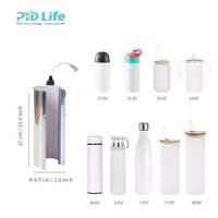 Accessoire chauffant pour gobelet de 30 oz, manchon chauffant par sublimation pour machine de presse à chaud pour gobelets fins de 20 oz et 30 oz, pièce de rechange