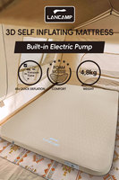 Matelas de camping gonflable automatique en TPU avec pompe intégrée, matelas de couchage portable de haute qualité pour l'extérieur