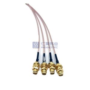 <strong>SMA</strong> <strong>Male</strong> <strong>to</strong> <strong>SMA</strong> Female with RG174 Cable RF Cable <strong>SMA</strong> - Product Image 3