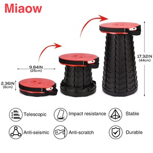 Rugged Modern Retractable Folding Portable Apartment <strong>Bedroom</strong> <strong>Stool</strong> with Mobile Power Supply - Product Image 3