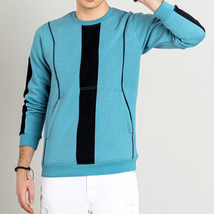 Básicos, algodón mezclado precio barato personalizado mangas completas 2025 nuevo diseño de alta calidad hombres ropa de calle sudadera - Product Image 5