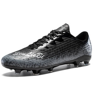 Greatshoes - Chaussures de football à prix avantageux, chaussures de football noires pour garçons, 1 paire, chaussures de football pour terrain synthétique pour hommes - Product Image 2