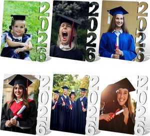 10 pièces/<span class=keywords><strong>lot</strong></span> <span class=keywords><strong>Cadre</strong></span> <span class=keywords><strong>photo</strong></span> personnalisé 2026 en MDF pour sublimation - Product Image 1