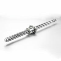 Vis à billes SFU1204, diamètre 12 mm, pas 4 mm, qualité C7, roulée, avec écrou simple BK/BF10, boîtier d'écrou DSG12H et coupleur pour routeur CNC