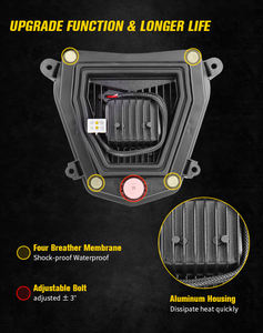 Pour 2013-2017 <span class=keywords><strong>KTM</strong></span> <span class=keywords><strong>Duke</strong></span> 690R Emark supermoto led phare blanc DRL pour 2012-2019 <span class=keywords><strong>KTM</strong></span> <span class=keywords><strong>Duke</strong></span> <span class=keywords><strong>690</strong></span> dirt bike phare - Product Image 5