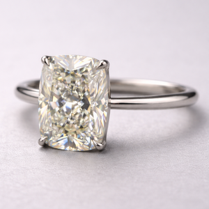 Anillo de Diamantes de Color Fantasía Premium con Forma de Flor para Mujer, Joyería Elegante con Brillo para Compromiso - Product Image 2