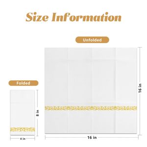 Serviettes <span class=keywords><strong>en</strong></span> <span class=keywords><strong>papier</strong></span> non tissé Airlaid écologiques personnalisées à 2 plis, super absorbantes, douces, pour dîner, style sac - Product Image 2