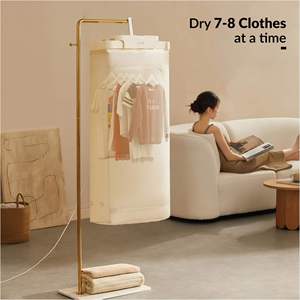 Séchoir à linge pliable de voyage à air chaud, électrique, portable et compact - Product Image 1