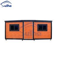 Maison conteneur modulaire pliante Petite maison en acier préfabriquée Villa Home Office Camping Design pliable
