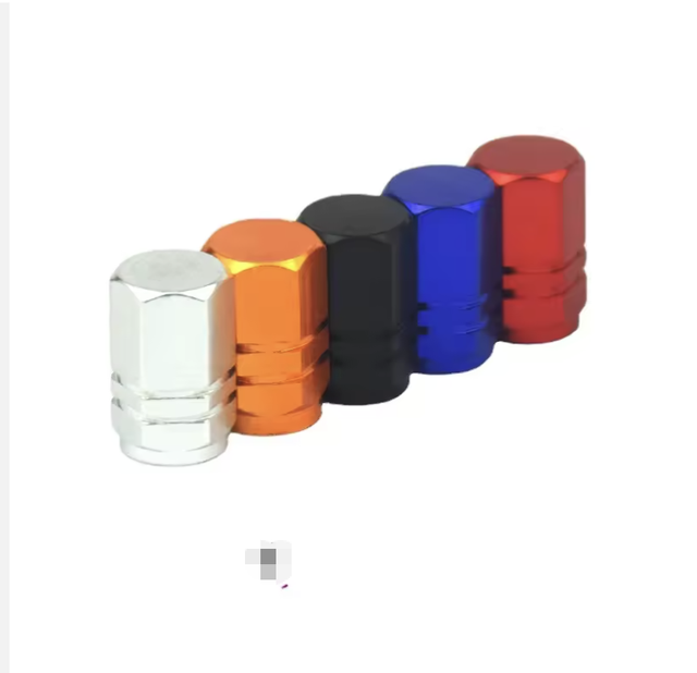 Custom Logo Color Stainless Steel Tire Valve Stem Caps Car Motorcycle Bike Wheel Caps Air Cover Cap Accessories for Wheels Tires